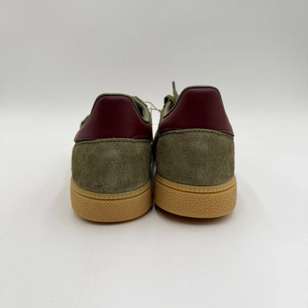 Adidas Men's Size 11.5 Handball Spezial Casual Shoes Olive Brown Gum JQ8297 NEW